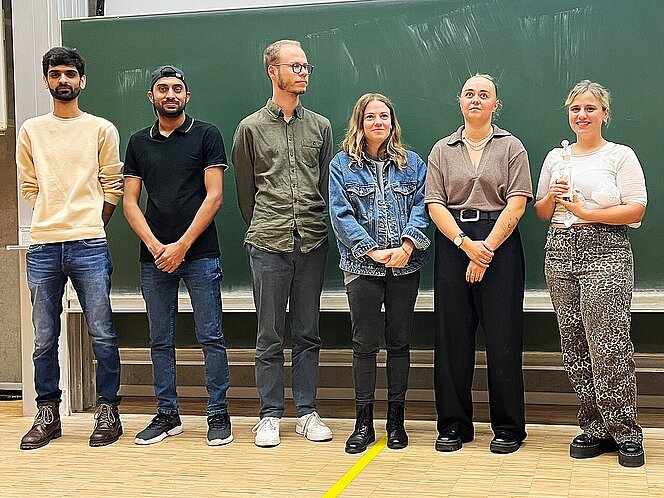 Die Gewinnerinnen und Gewinner der Projekta 2025 in der Kategorie „Diversity Preis“.  (Bild: Informatik JMU). 