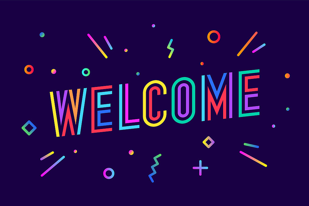 Happy birthday. Greeting card, banner, poster and sticker concept, geometric style with text Happy Holiday. Happy anniversary lettering card, invitation card, banner for birthday. Vector Illustration